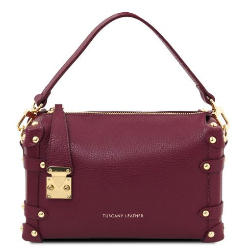 Praline - Soft leather duffle bag